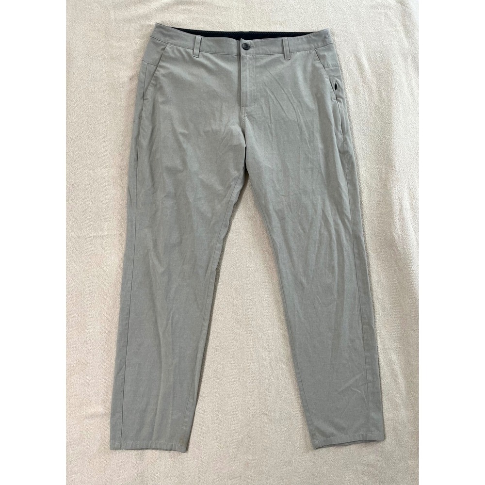 Vuori Aim Pants Men's Size Small Beige Stretch Trousers Casual Preppy‎